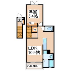 クラリスの物件間取画像